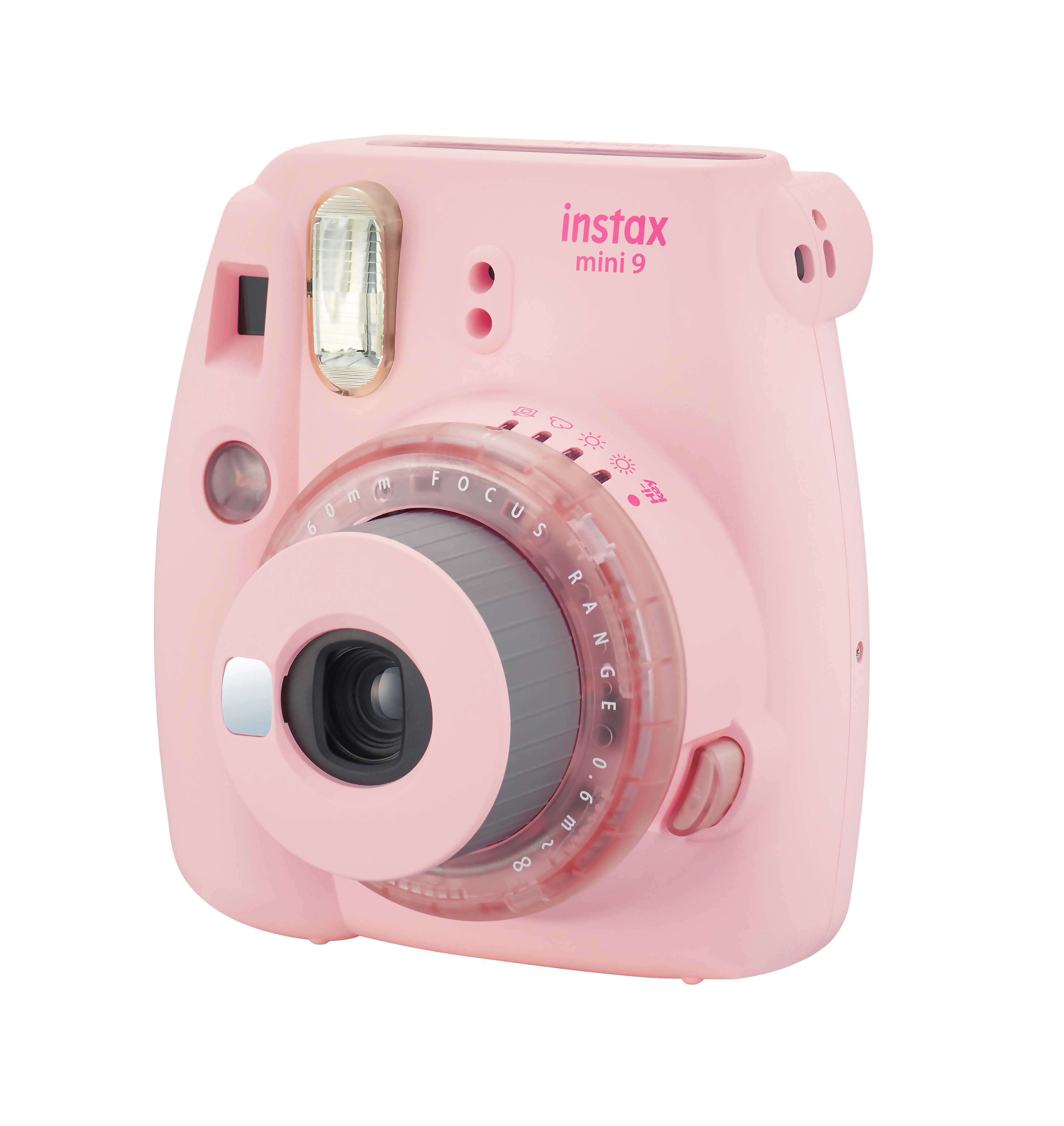 FUJIFILM instax mini 9 Sofortbildkamera, Clear Pink
