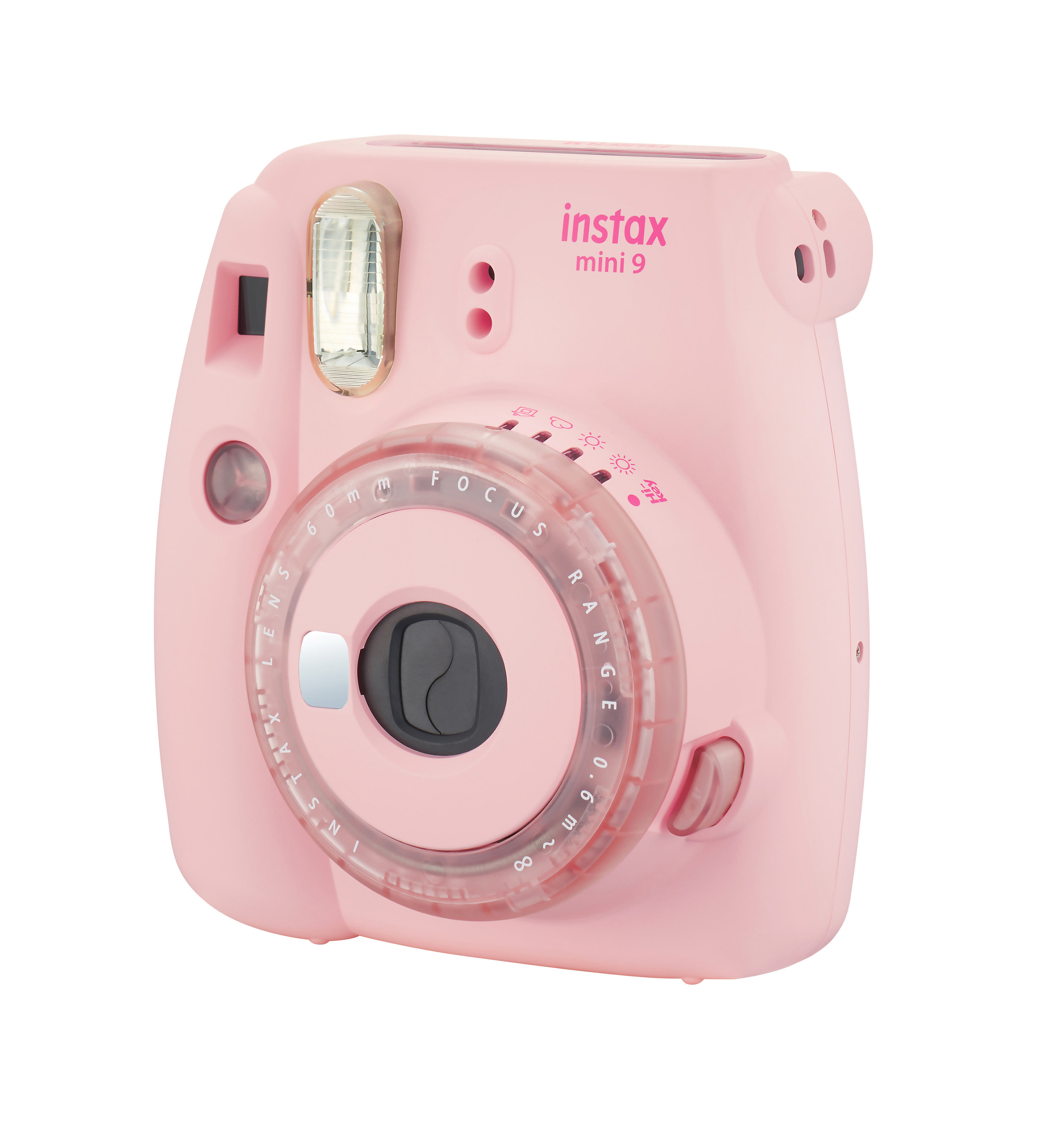FUJIFILM instax mini 9 Sofortbildkamera, Clear Pink