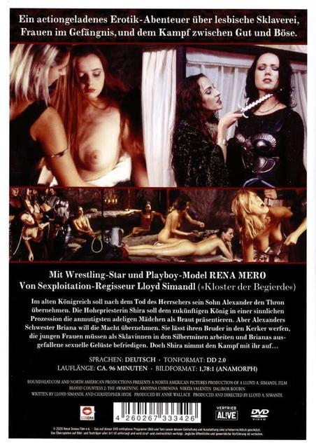 Das Bild zeigt Frauen in einer Szene mit Text auf Deutsch, was auf ein Filmplakat hindeutet.