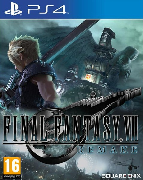 Portada del videojuego Final Fantasy VII Remake en PS4.