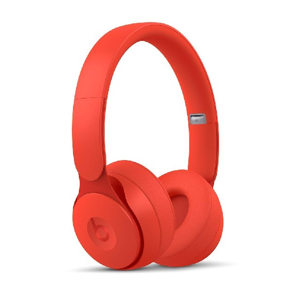 Auriculares inalámbricos - Beats Solo Pro, Cancelación ruido, Autonomía 40h, Chip Apple H1, Bluetooth, Rojo