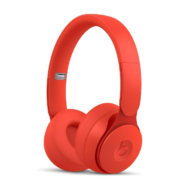 Auriculares inalámbricos - Beats Solo Pro, Cancelación ruido, Autonomía 40h, Chip Apple H1, Bluetooth, Rojo