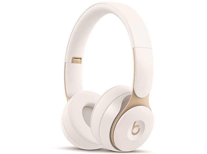 Auriculares De Diadema beats solo pro wireless blanco noise cancelling marfil con ruido supraaurales chip apple h1 bluetooth clase 1 22 horas 40h