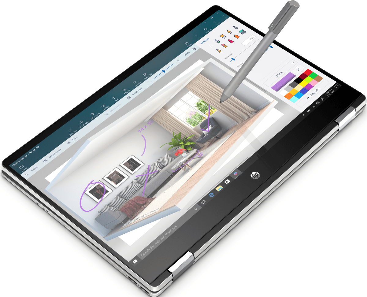HP Pavilion x360 15-dq1794nz - Convertible 2 in 1 Laptop (15.6 ", 512 GB SSD, Silber)
