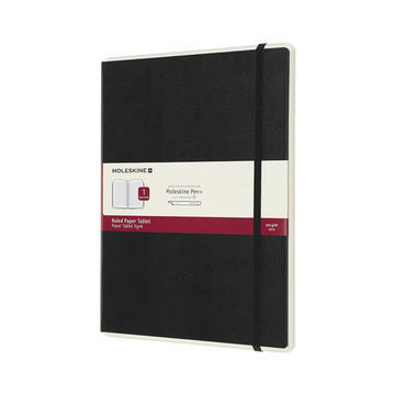 Version MOLESKINE Paper 01, Liniert Tablet, Schwarz XL,
