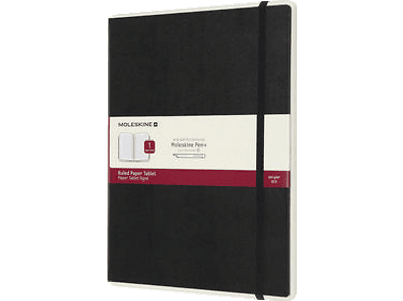 MOLESKINE XL, Version Paper 01, Schwarz Tablet, Liniert