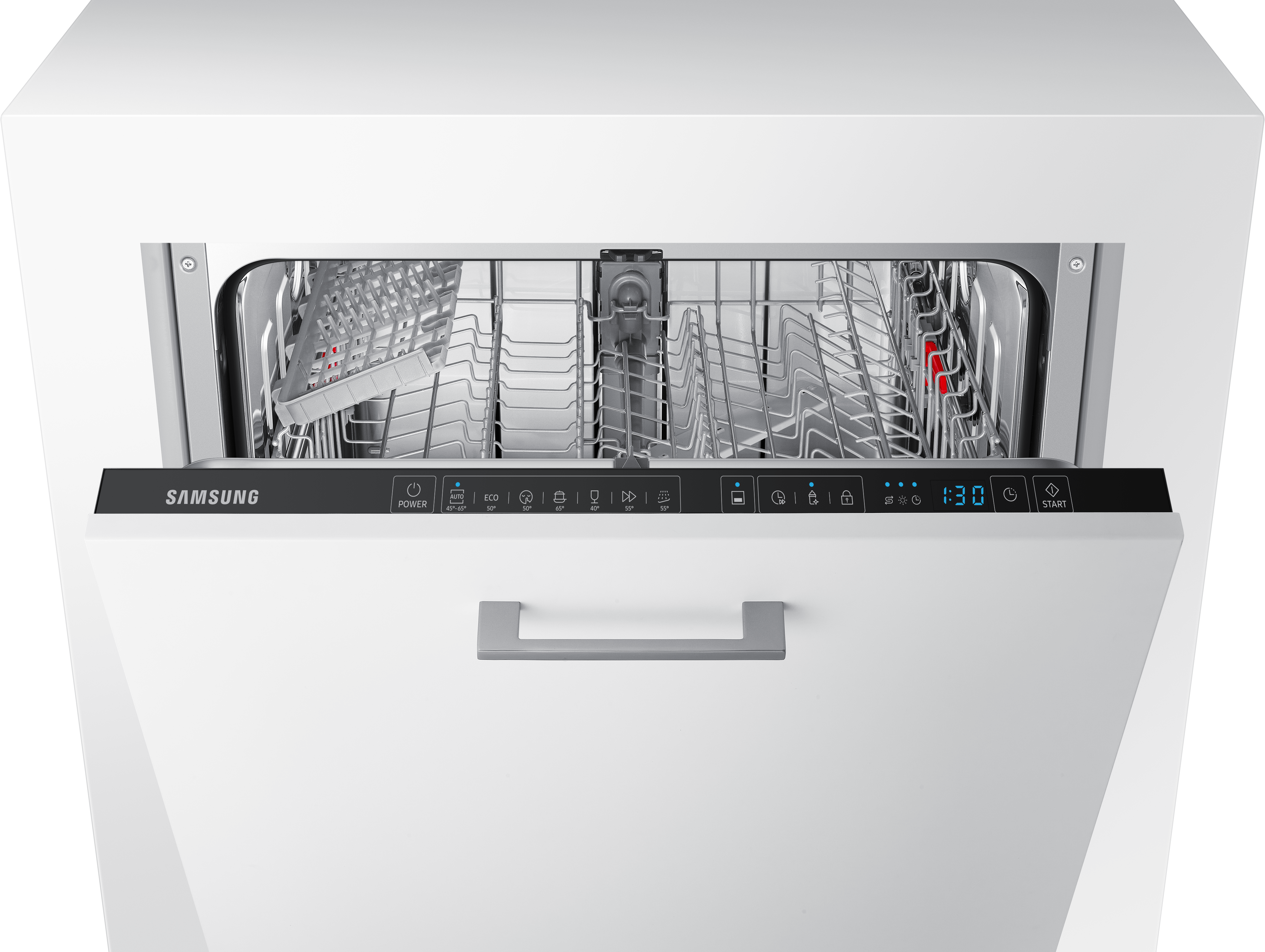 SAMSUNG DW60R7040BB Geschirrspüler (vollintegrierbar, 598 mm breit, 44 dB (A), D)