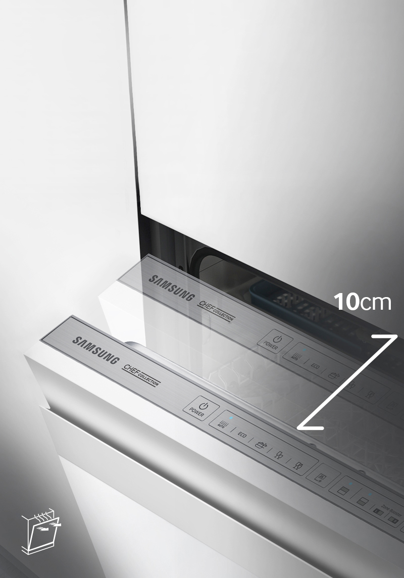 SAMSUNG DW60R7040BB Geschirrspüler (vollintegrierbar, 598 mm breit, 44 dB (A), D)