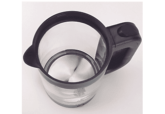 Hervidor de agua - Jata HA702, 1.2L, 1500 W, Cristal, Libre de BPA, Base con giro de 360º, Recogecables, Negro