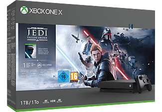 Xbox One X 1TB - Star Wars Jedi: Fallen Order Bundle - Console de jeu - Noir