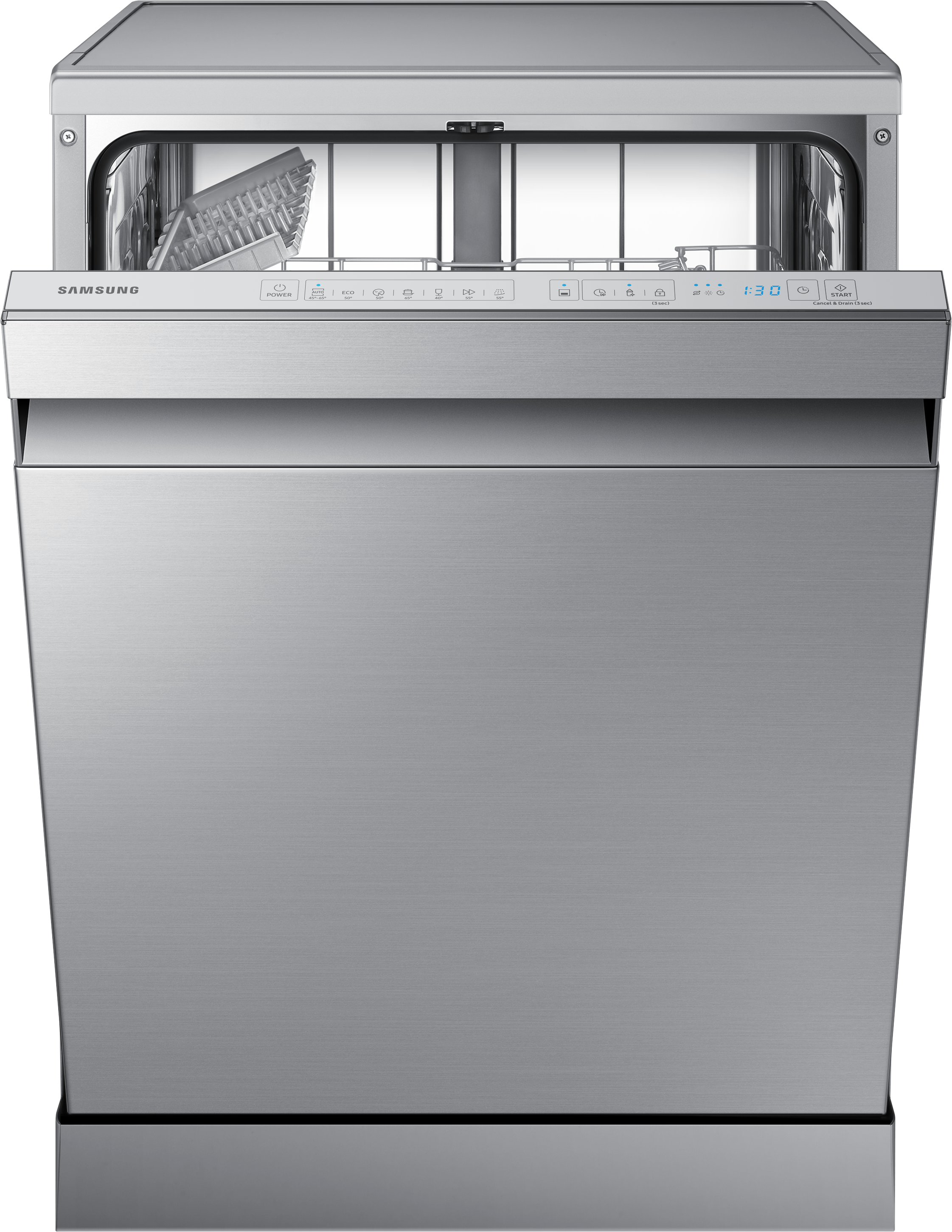 SAMSUNG DW60R7040FS Geschirrspüler (Standgerät, 598 mm breit, 44 dB (A), D)