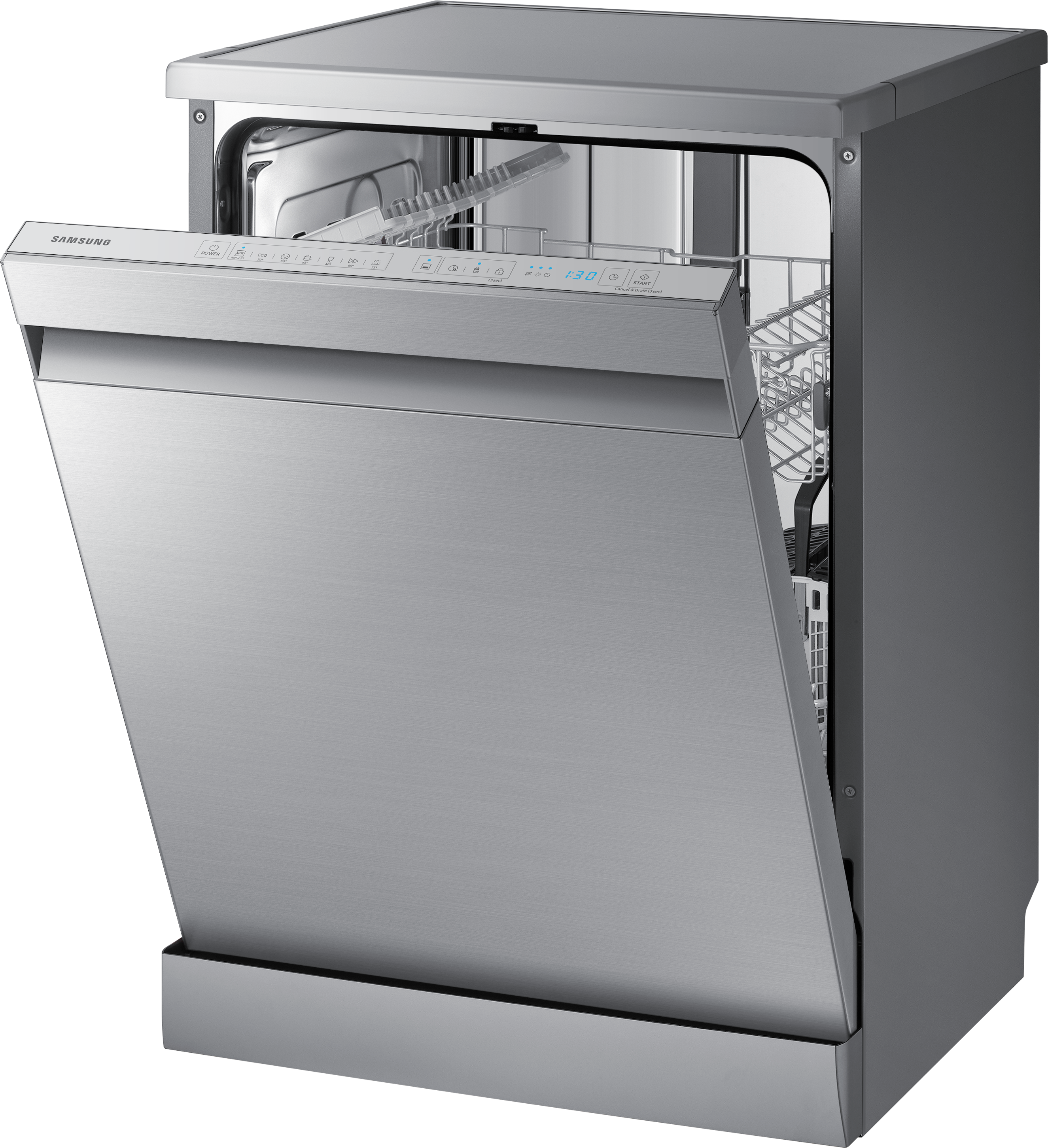 SAMSUNG DW60R7040FS Geschirrspüler (Standgerät, 598 mm breit, 44 dB (A), D)