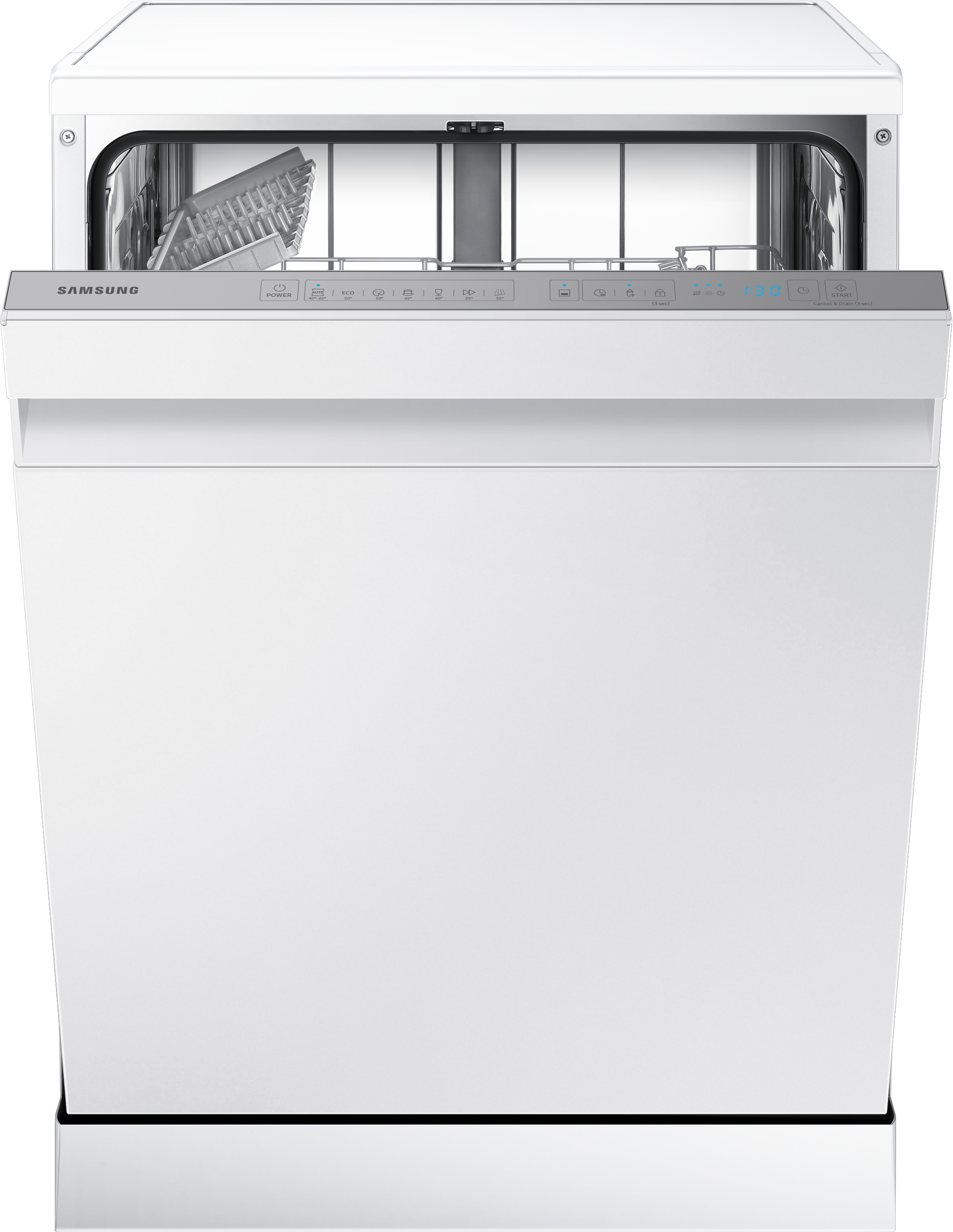 SAMSUNG DW60R7040FW Geschirrspüler (Standgerät, 598 mm breit, 44 dB (A), D)