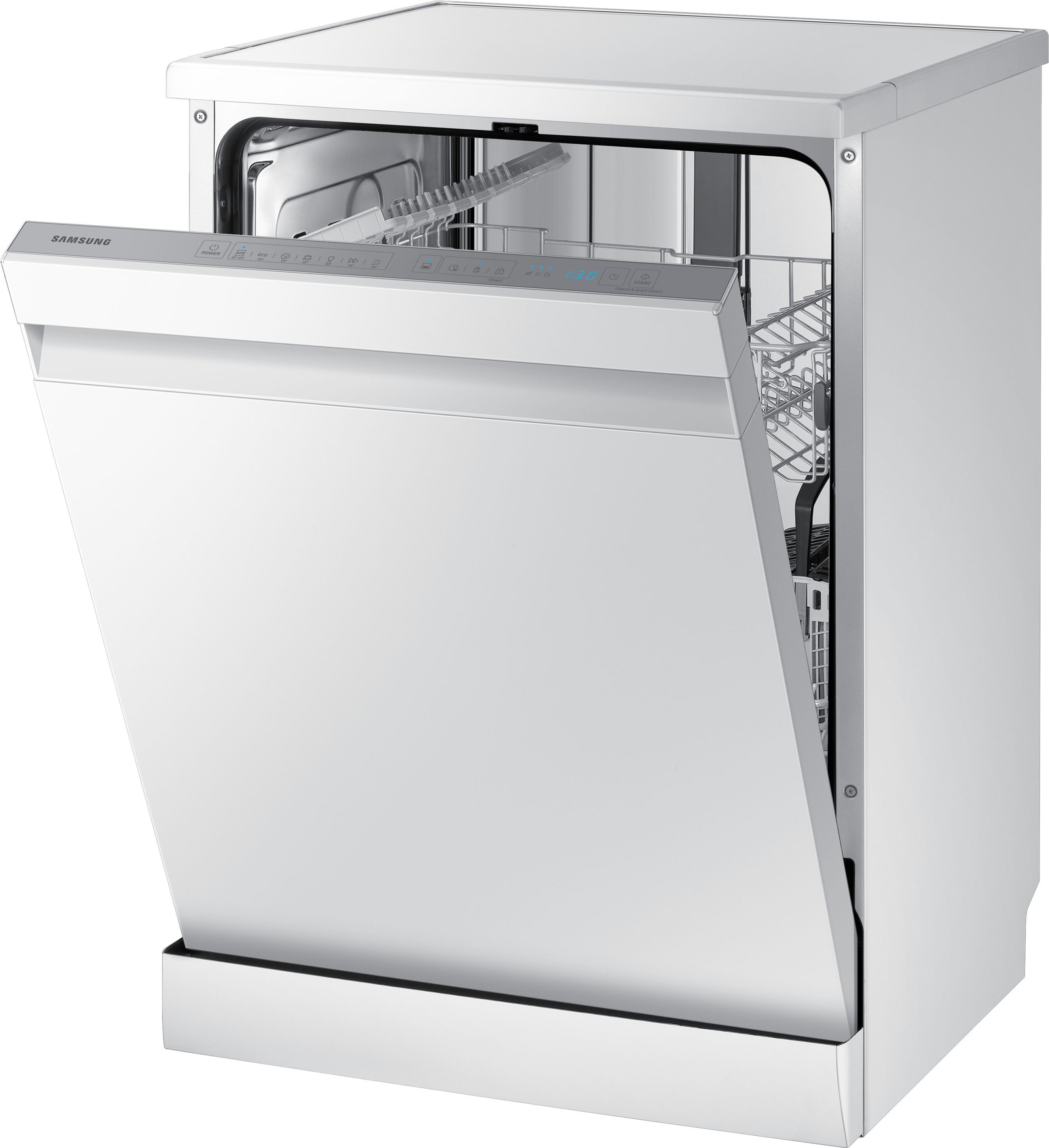 SAMSUNG DW60R7040FW Geschirrspüler (Standgerät, 598 mm breit, 44 dB (A), D)