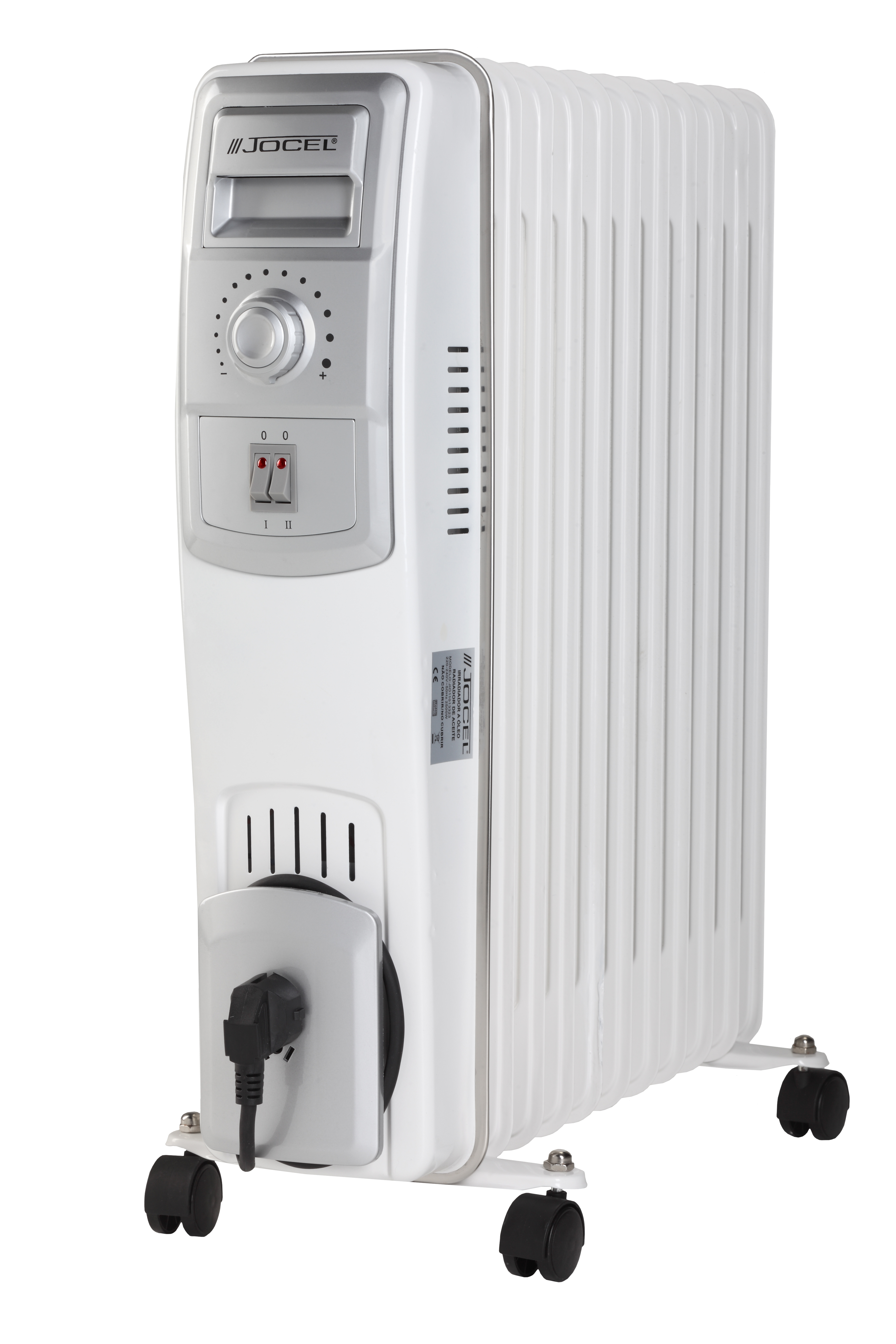 Radiador Jocel Ji011 013323 potencia 2500w sistema de aceite termostato ajustable 2500 blanco y jio11 11
