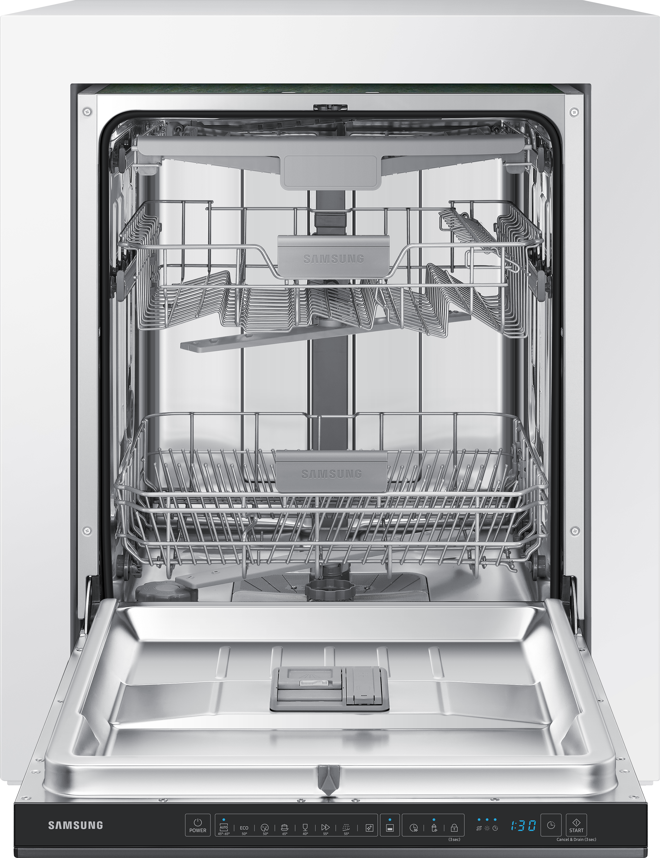SAMSUNG DW60R7050SG Geschirrspüler (teilintegrierbar, 598 mm breit, 44 dB (A), D)