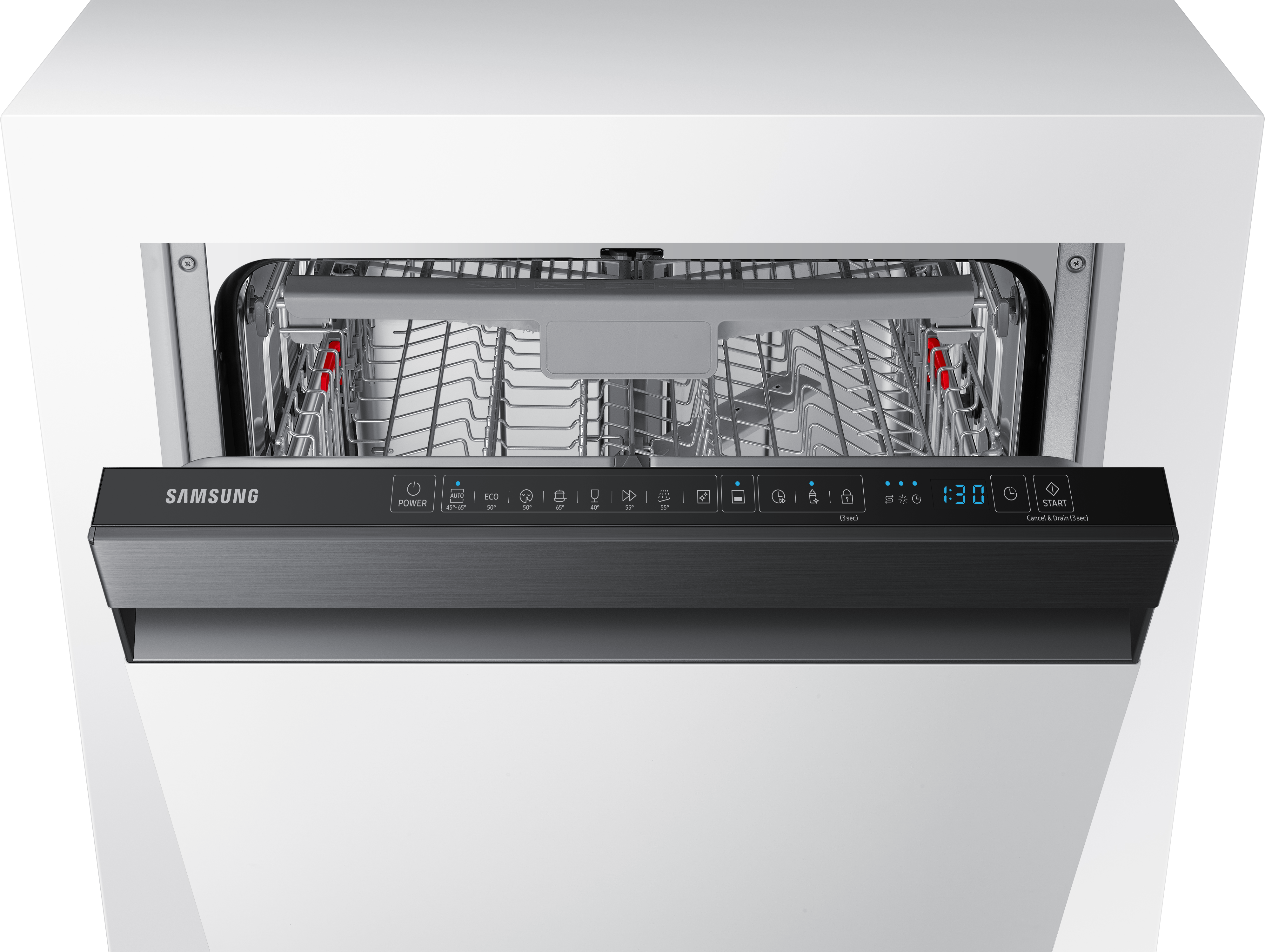 SAMSUNG DW60R7050SG Geschirrspüler (teilintegrierbar, 598 mm breit, 44 dB (A), D)
