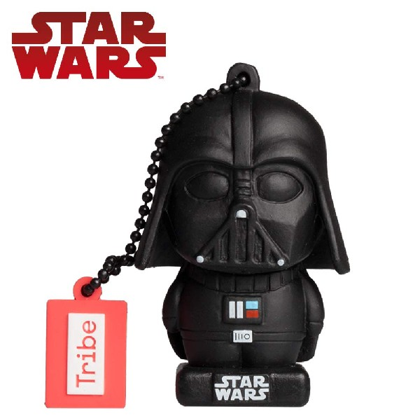 Pendrive de 32 GB - Tribe Darth Vader TLJ (FD030709), 2.0, Diseño Star Wars, Para Windows, Mac y Linux, Negro