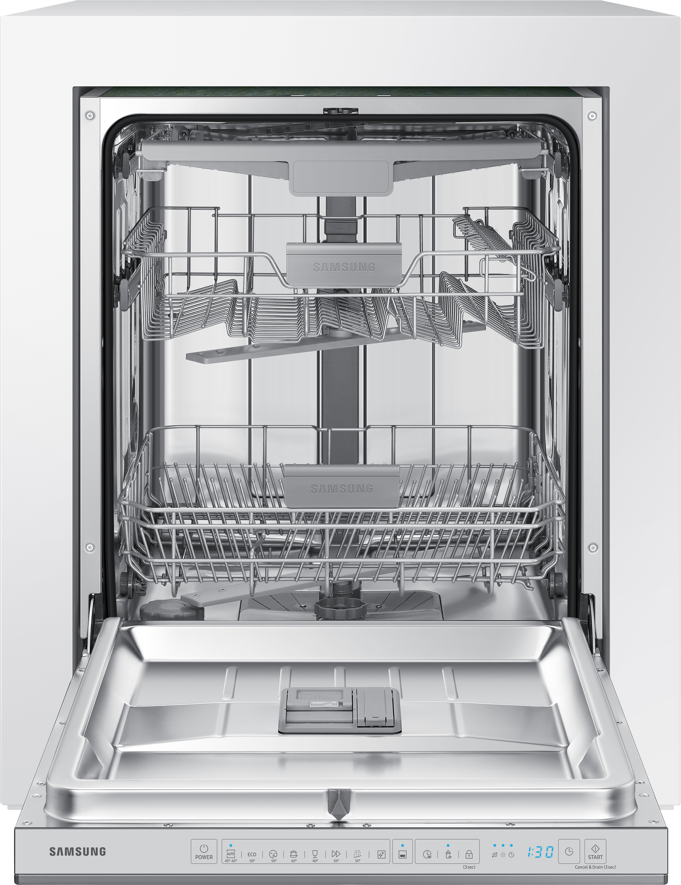 SAMSUNG DW60R7050SS Geschirrspüler (teilintegrierbar, 598 mm breit, 44 dB (A), D)
