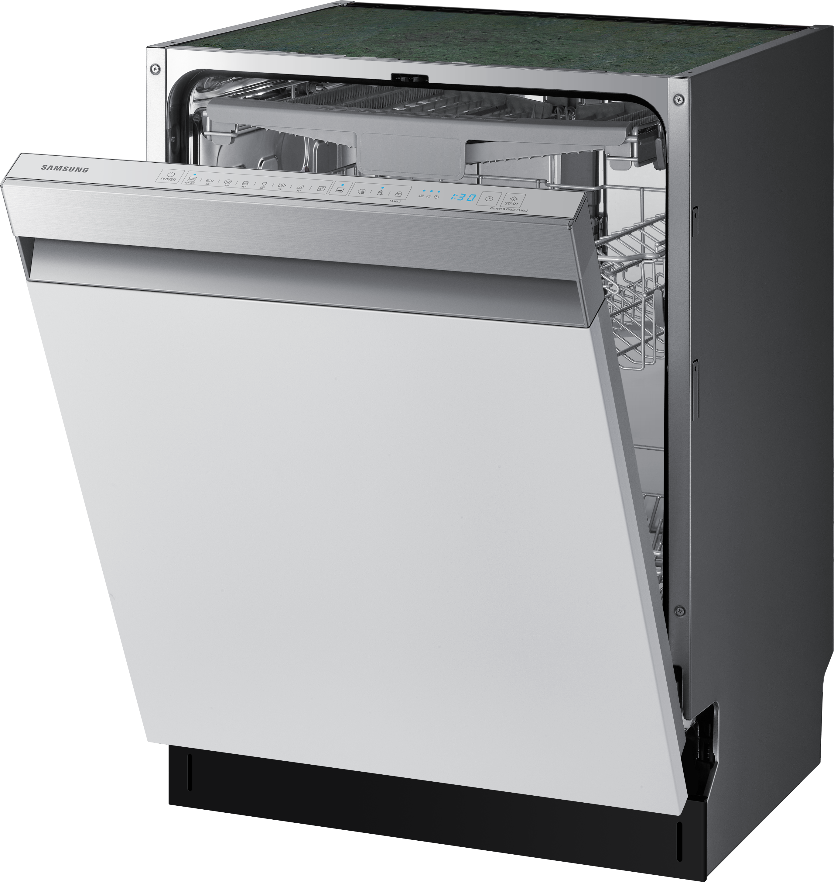 SAMSUNG DW60R7050SS Geschirrspüler (teilintegrierbar, 598 mm breit, 44 dB (A), D)