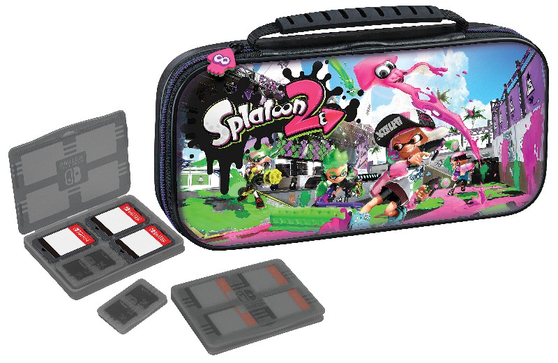 Funda - Ardistel NNS51, Funda Para Nintendo Switch, Diseño Splatoon 2, Multicolor