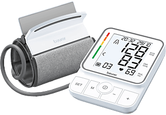 BEURER BM 51 easyClip - Blutdruckmessgerät (Weiß/Grau)