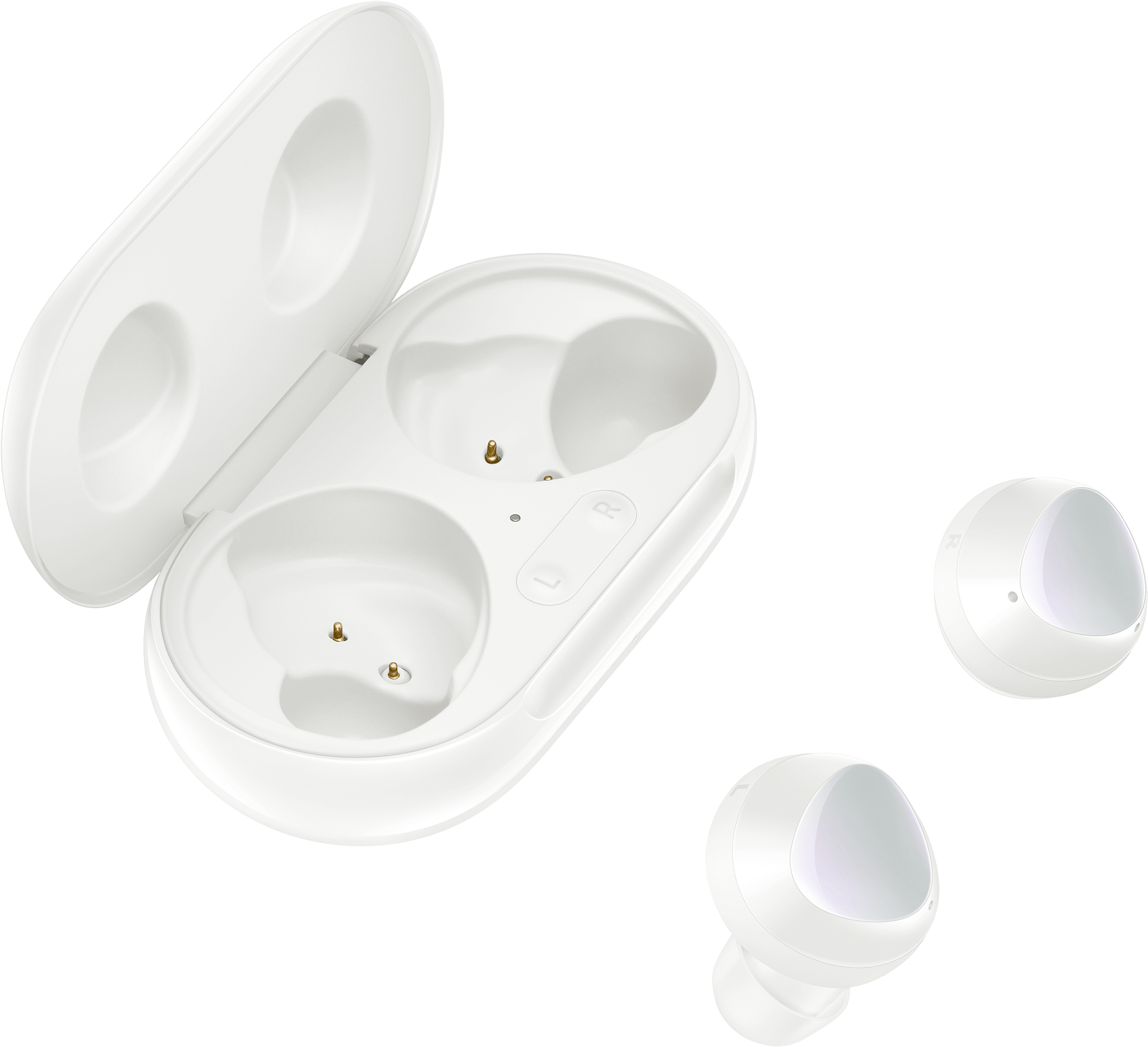SAMSUNG Galaxy Buds+ - Écouteurs True Wireless (In-ear, Blanc)
