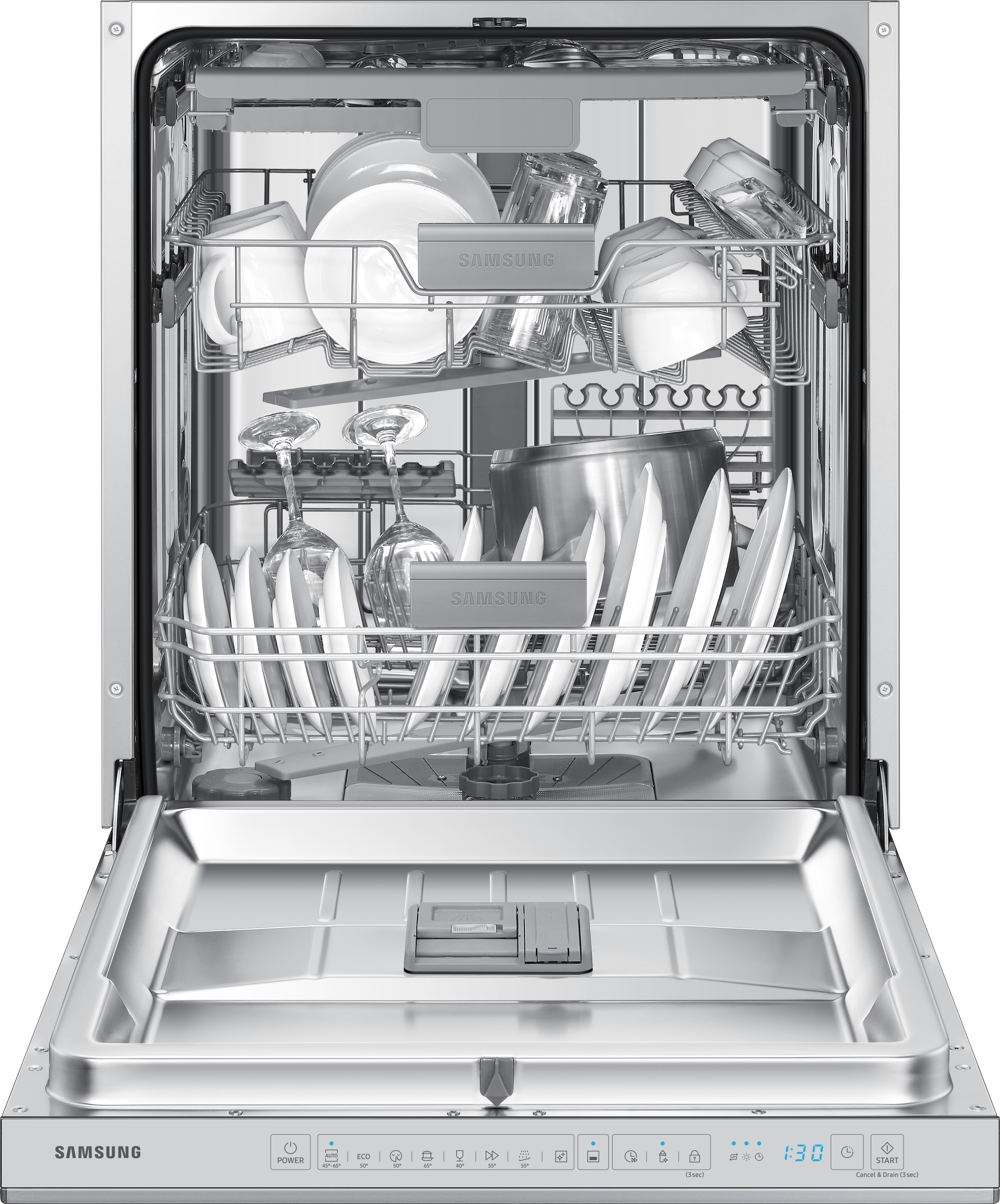 SAMSUNG DW60R7070US Geschirrspüler (unterbaufähig, 598 mm breit, 42 dB (A), D)