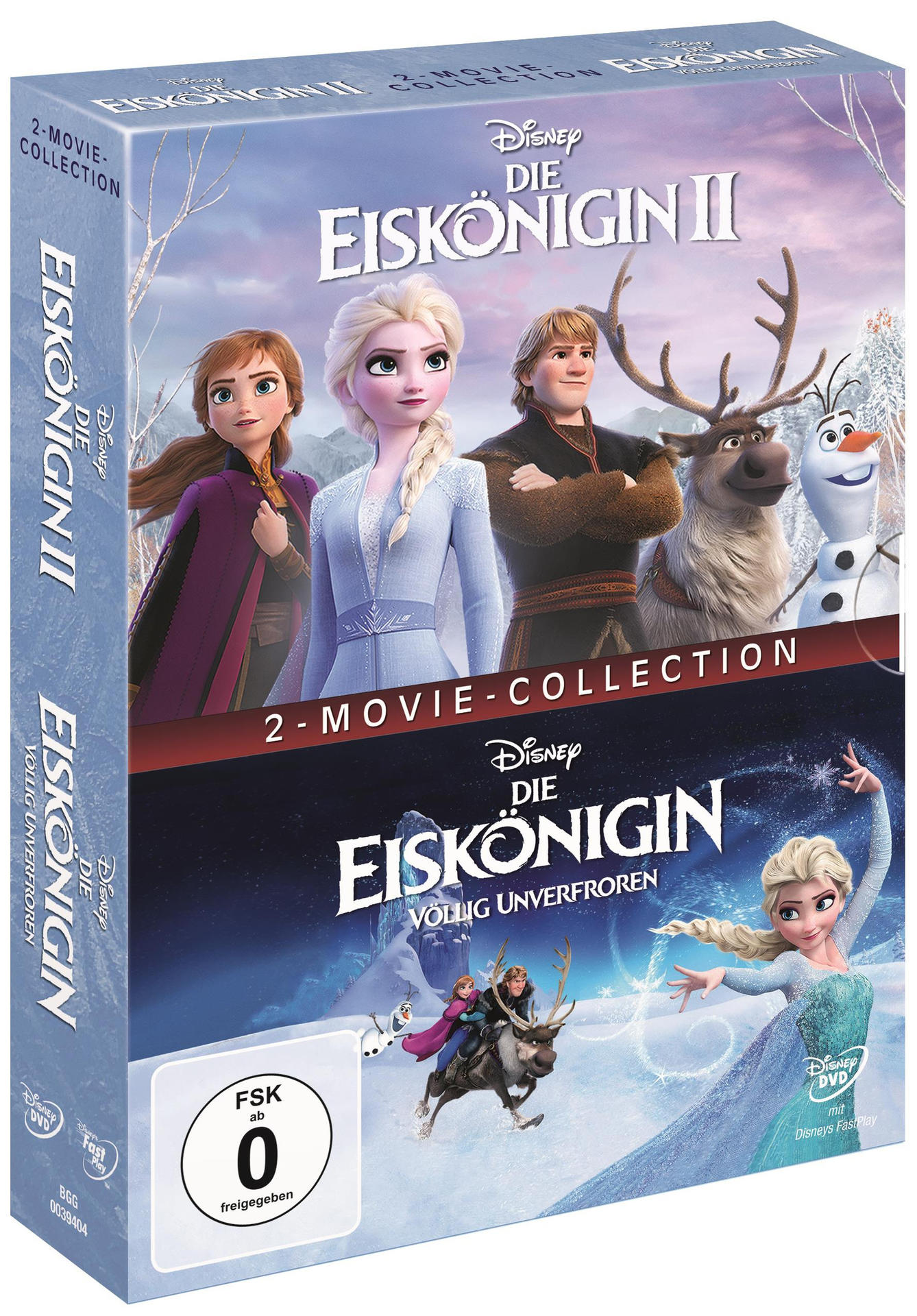 Die Eiskönigin II und Die Eiskönigin Filmset in einer Box.