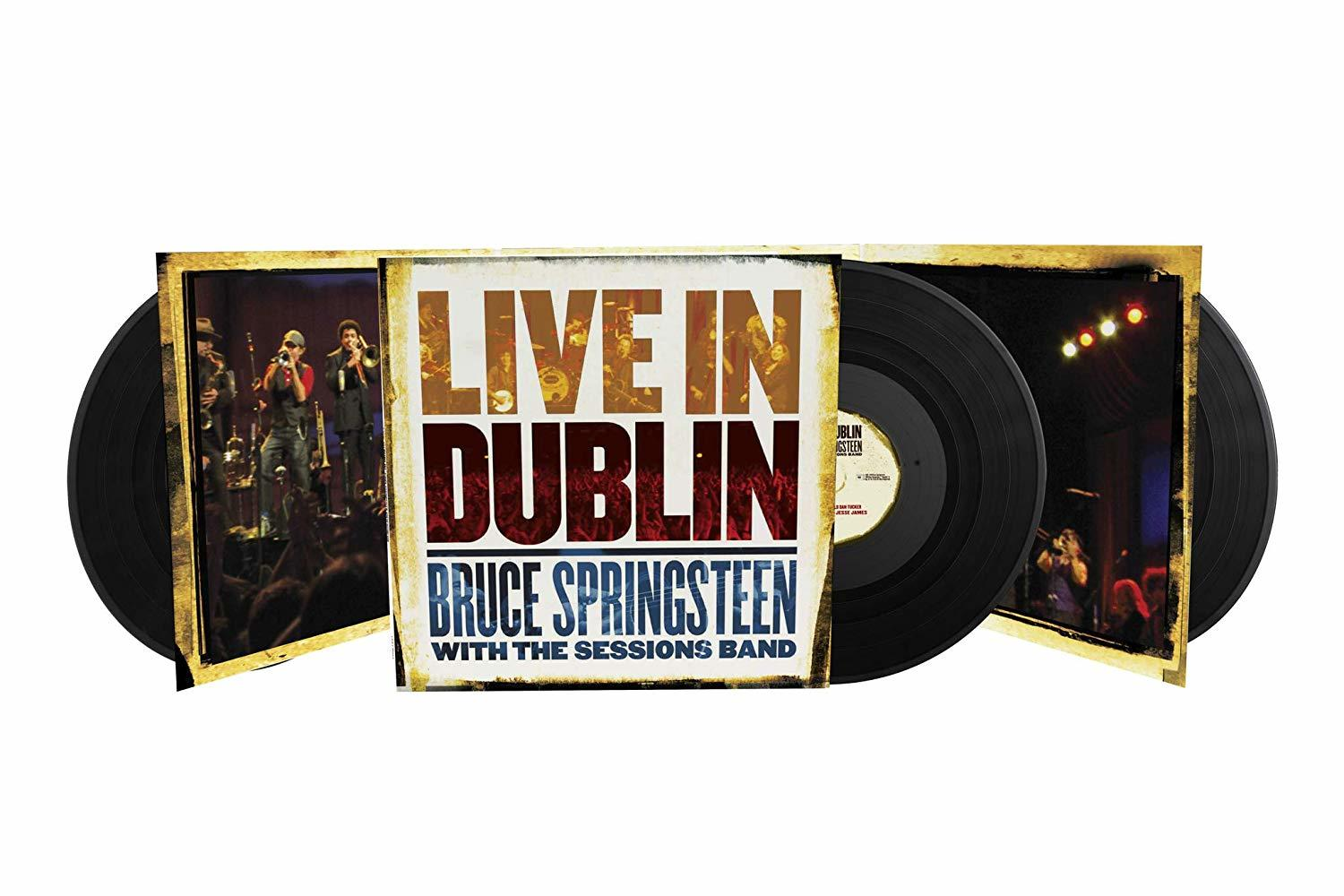 Vinyl-Schallplattenset 'Live in Dublin' von Bruce Springsteen & The Sessions Band.