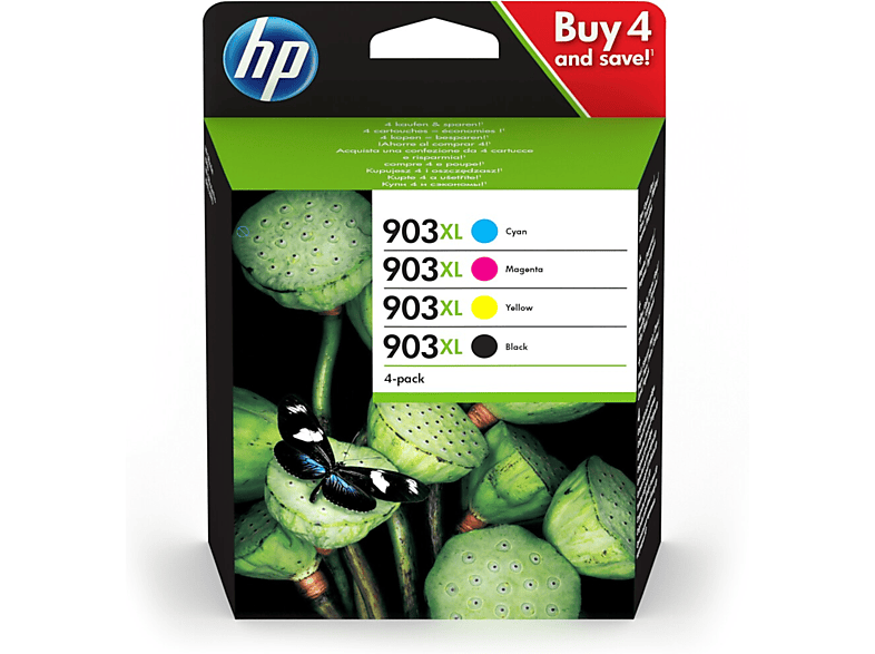 Cartucho de tinta | HP 903XL Combo 4 Pack