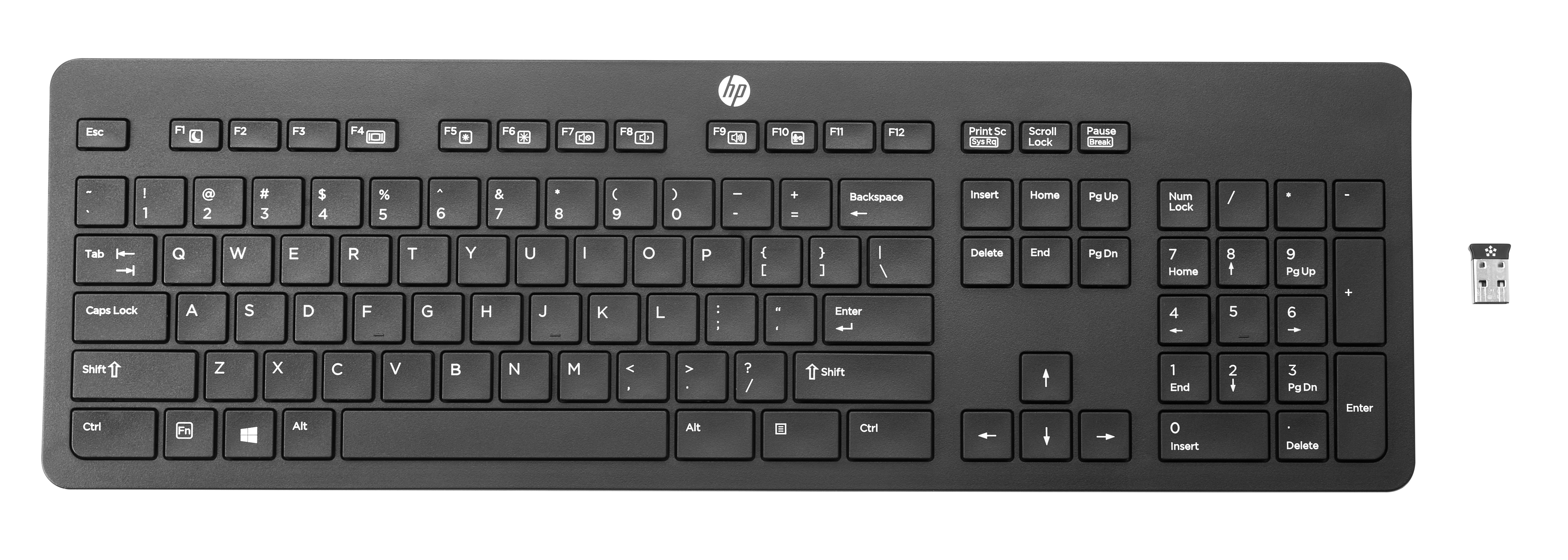 Teclado - HP, T6U20AA/WRLS/B