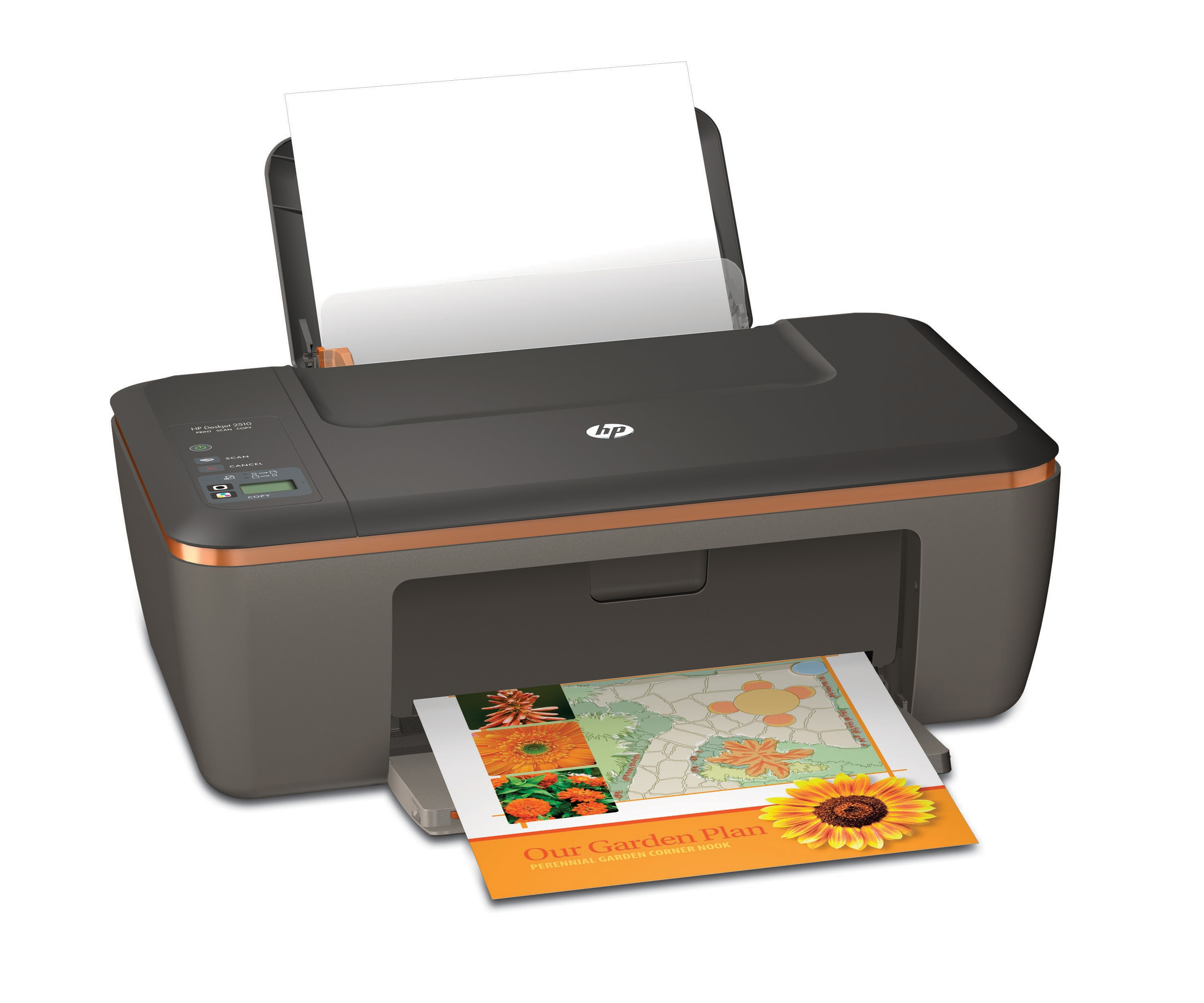 Impresora multifunción - HP Deskjet 2510 AiO, Scanner, Copia, USB
