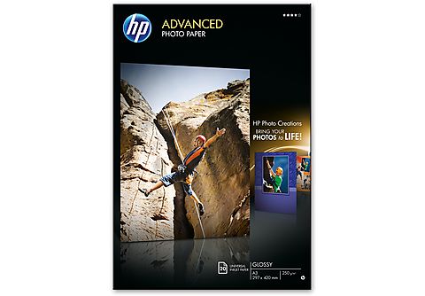 HP Advanced Fotopapier hochglänzend 20 Blatt A3 297x420mm (Q8697A)
