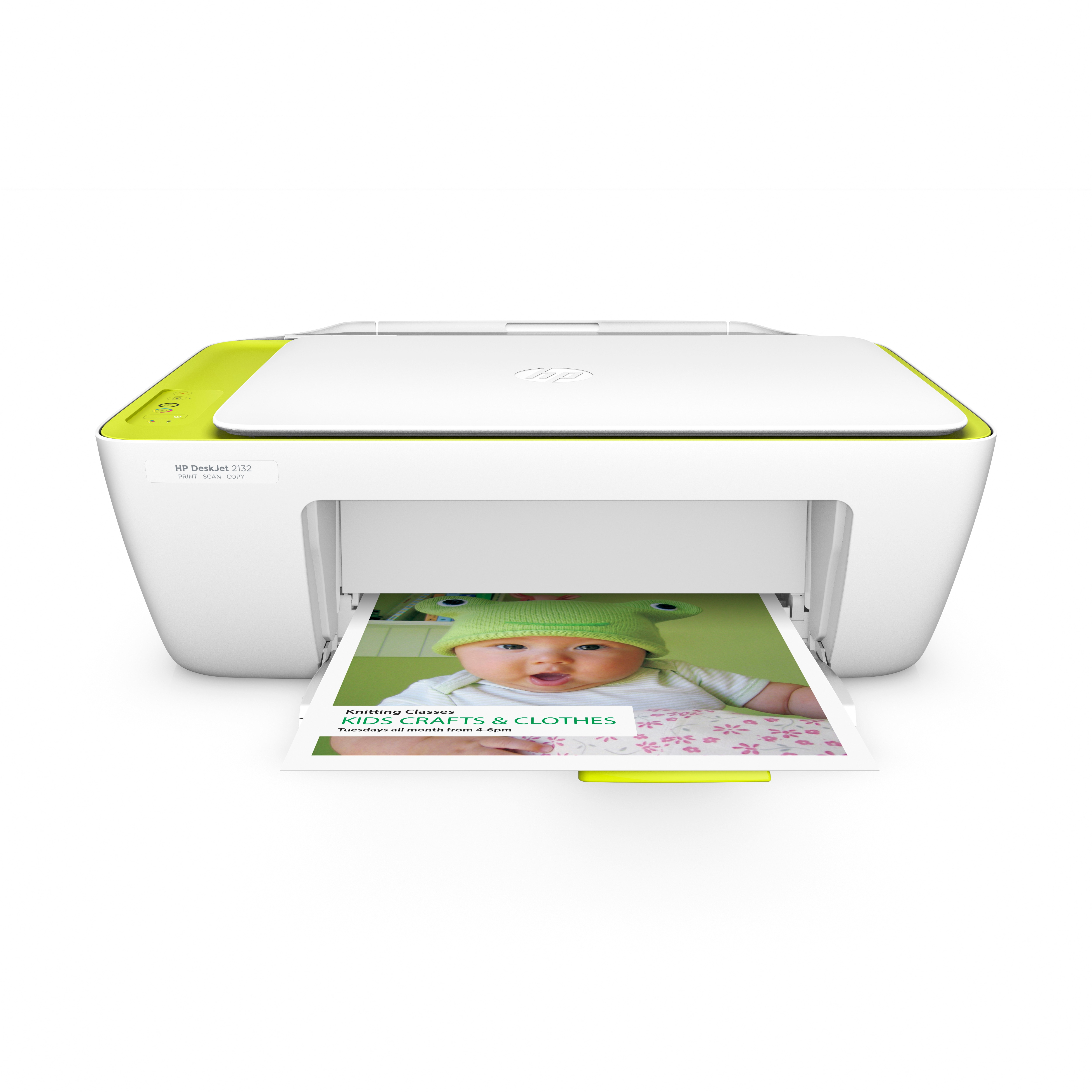 Impresora multifunción - HP DeskJet 2132, All-in-one (impresión, copia, escaner), USB