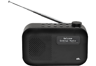 OK ORD 111BT-B - Digitalradio (DAB, DAB+, FM, Schwarz)