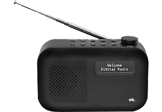 OK ORD 111BT-B - Radio digitale (DAB, DAB+, FM, Nero)