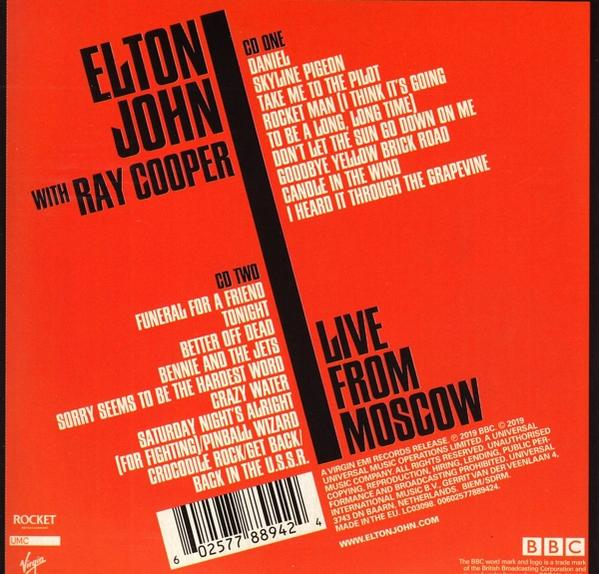 John,Elton & Cooper,Ray - Live From Moscow  - (CD)