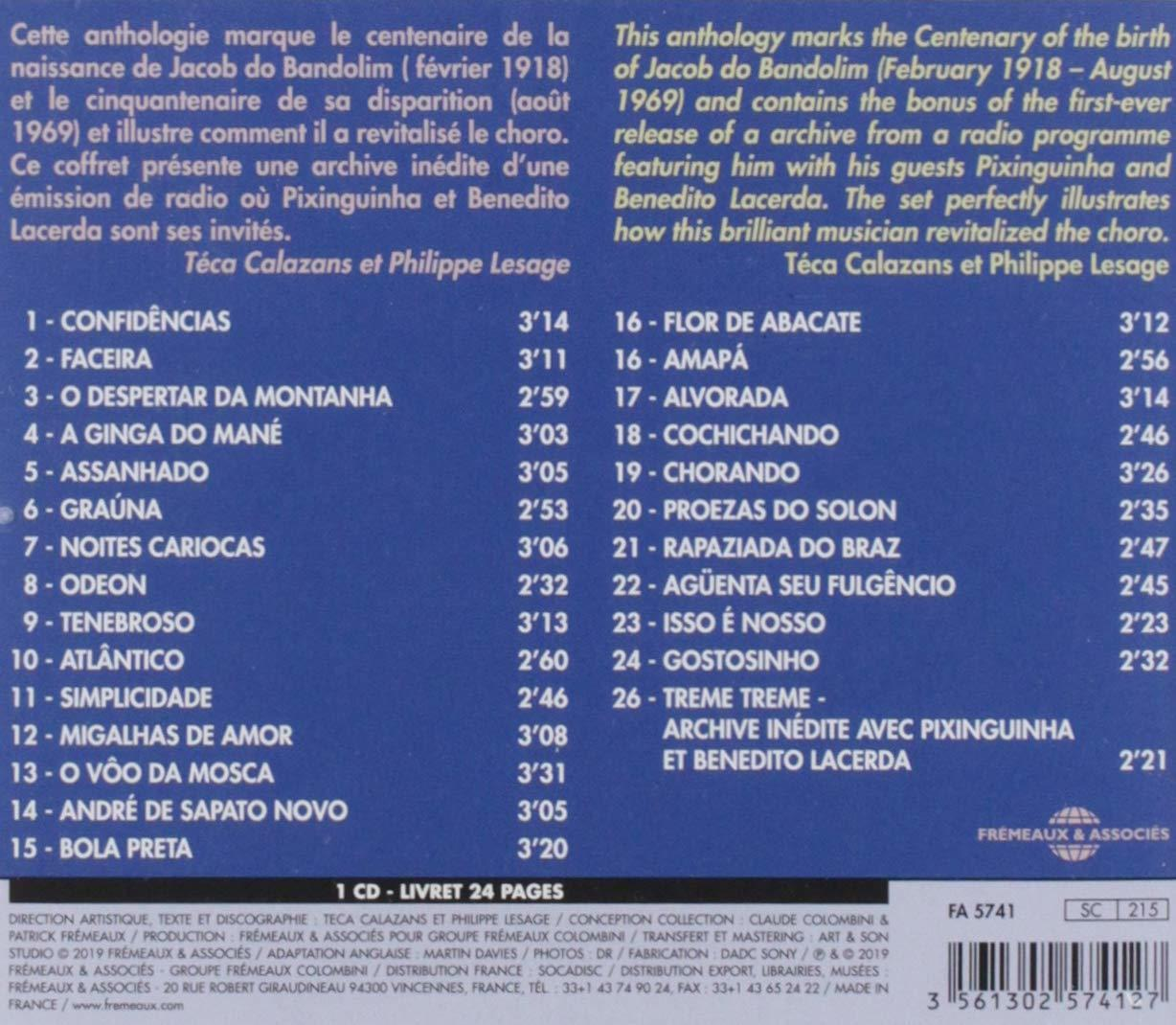 Un Geant De La Musique Bresilienne 1952 - 1962 CD