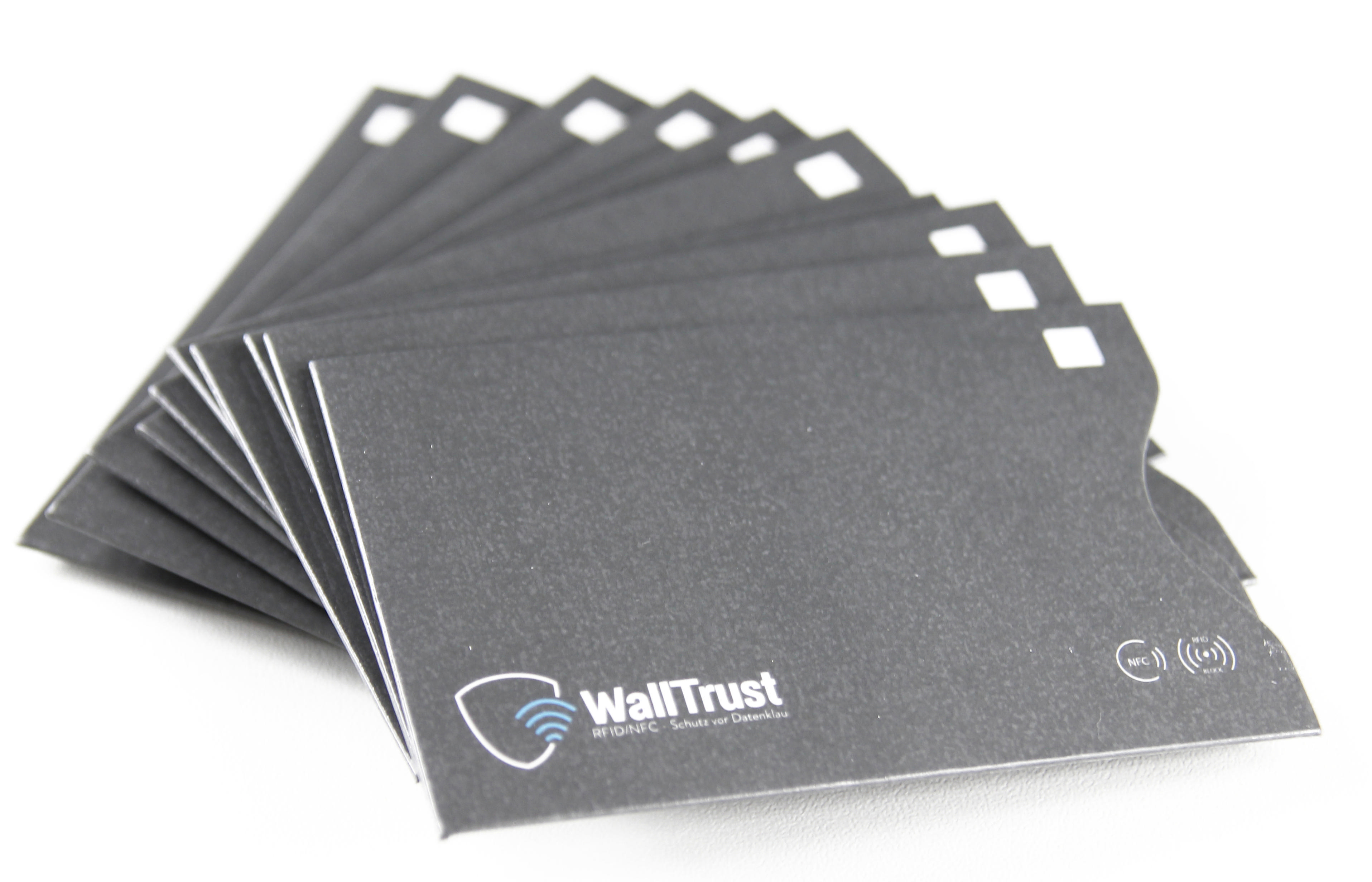 WALLTRUST 10er Set RFID und NFC Schutzhülle