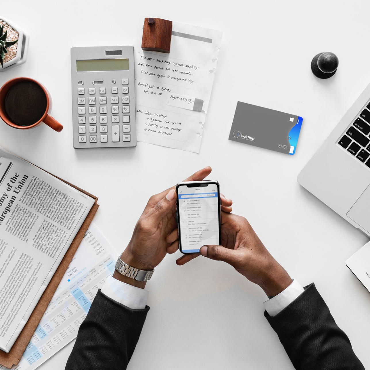WALLTRUST 10er Set RFID und NFC Schutzhülle