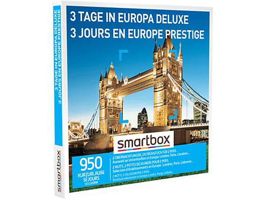 SMARTBOX 3 Tage in Europa Deluxe - Geschenkbox