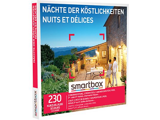 SMARTBOX Nuits et délices - Coffret cadeau