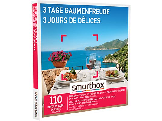 SMARTBOX 3 jours de délices - Coffret cadeau