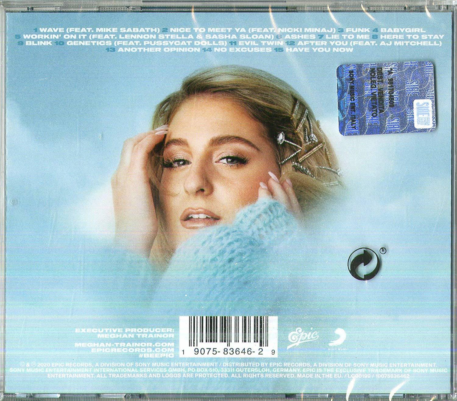 CD-hoes met een vrouw met haarclips. Tekst bevat tracklist en albumdetails.