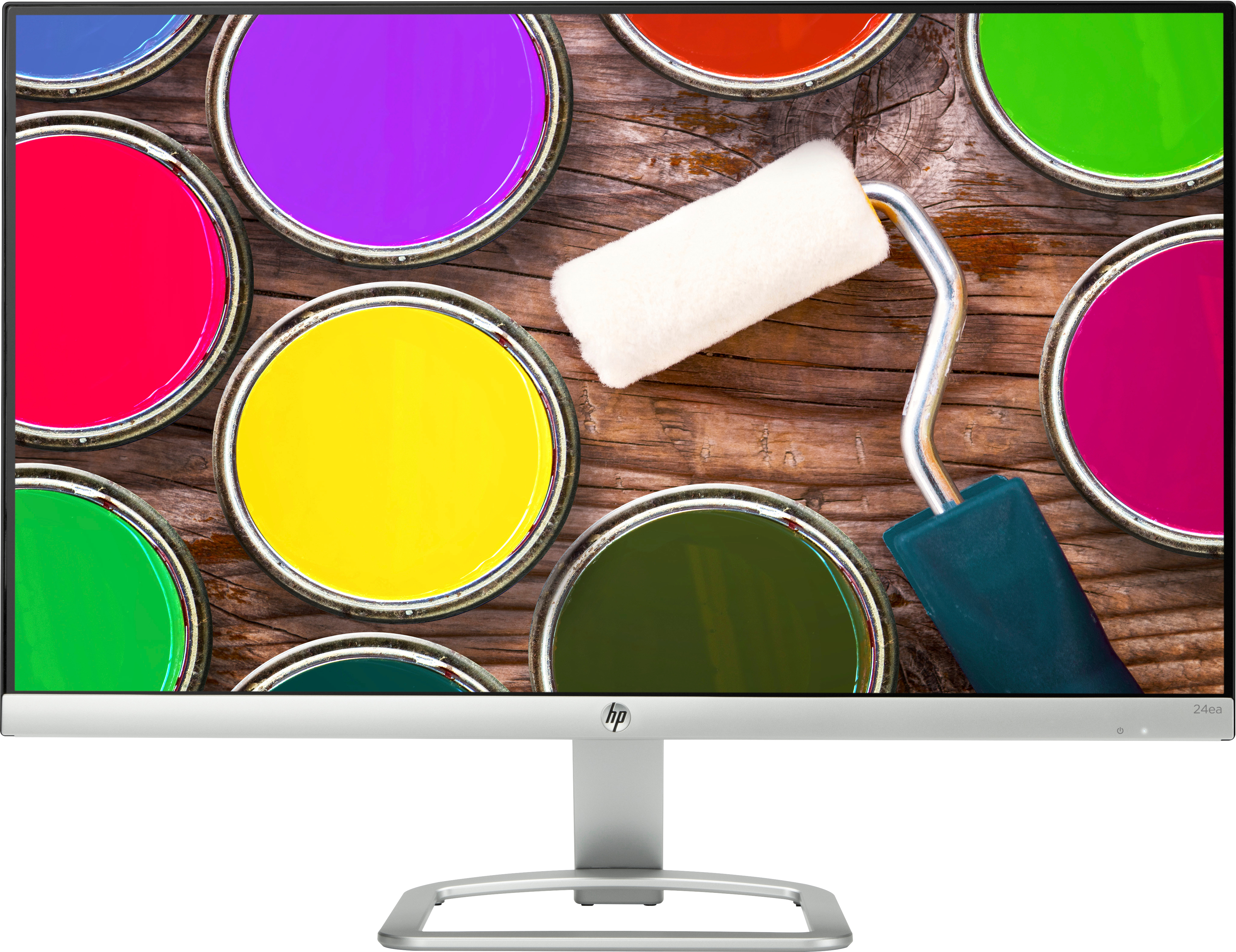 Monitor - HP 24ea, 23,8" Full HD, IPS, 1920x1080, LCD, HDMI, Plata