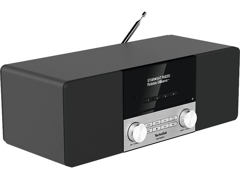 Thumbnail - TECHNISAT DIGITRADIO 3 DAB+ Radio, DAB+, Bluetooth, Schwarz/Silber