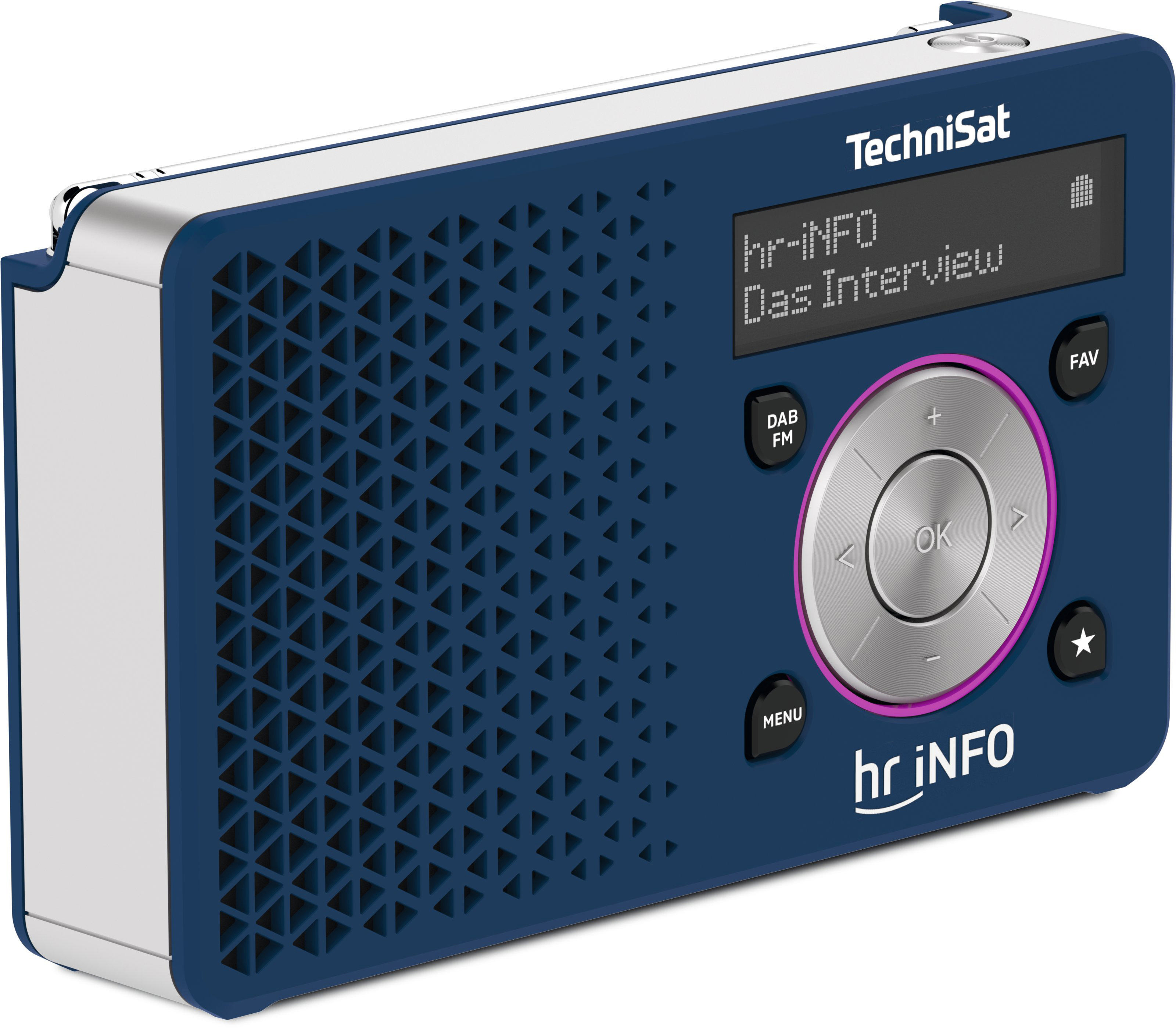 TECHNISAT DIGITRADIO 1 HR1 EDITION Radio, FM, DAB+, Weiß/Gelb