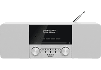 TECHNISAT DIGITRADIO 3 Radio, DAB+, FM, Bluetooth, Weiß
