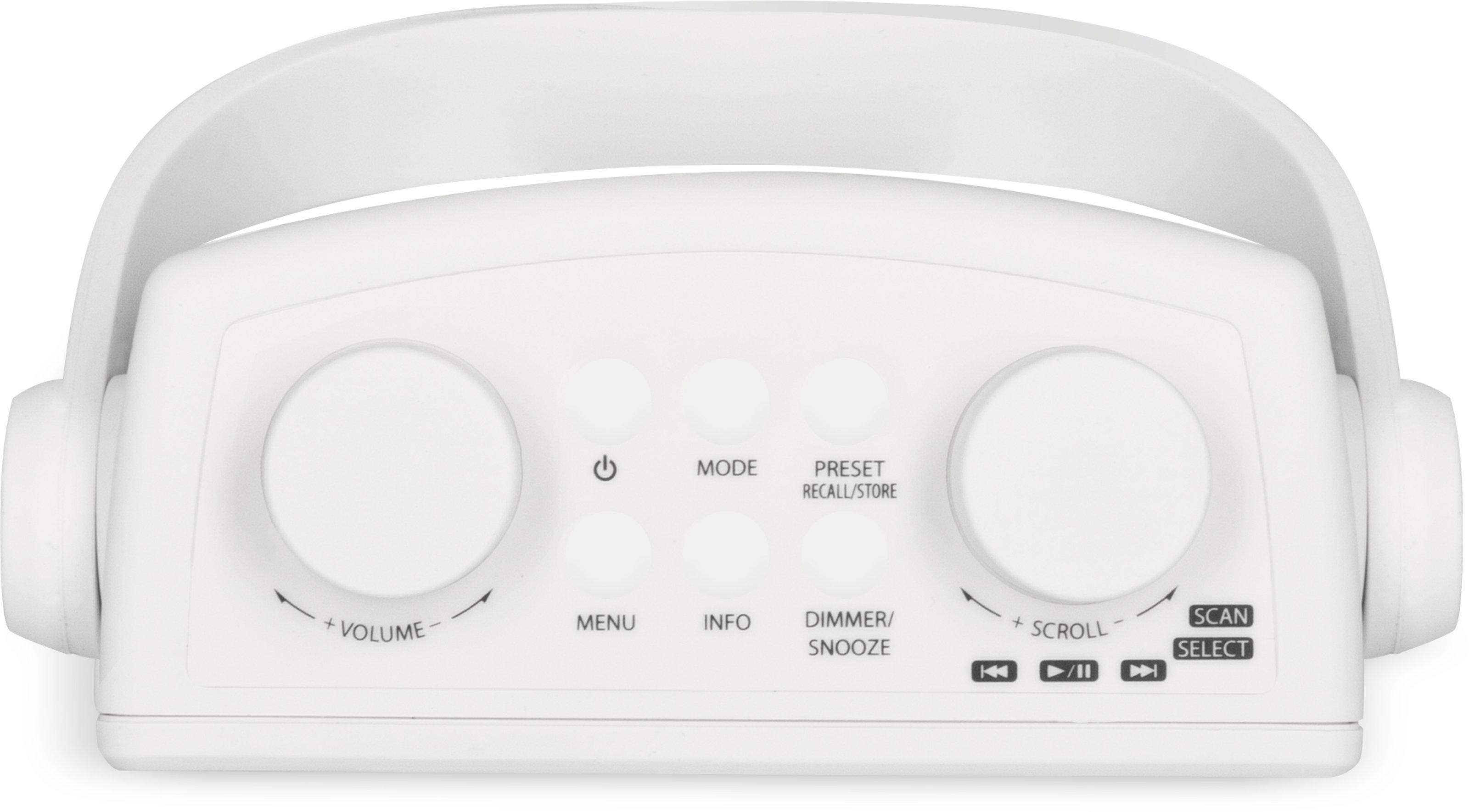 TECHNISAT DIGITRADIO 30 Portables Duschradio, DAB+, FM, Weiß